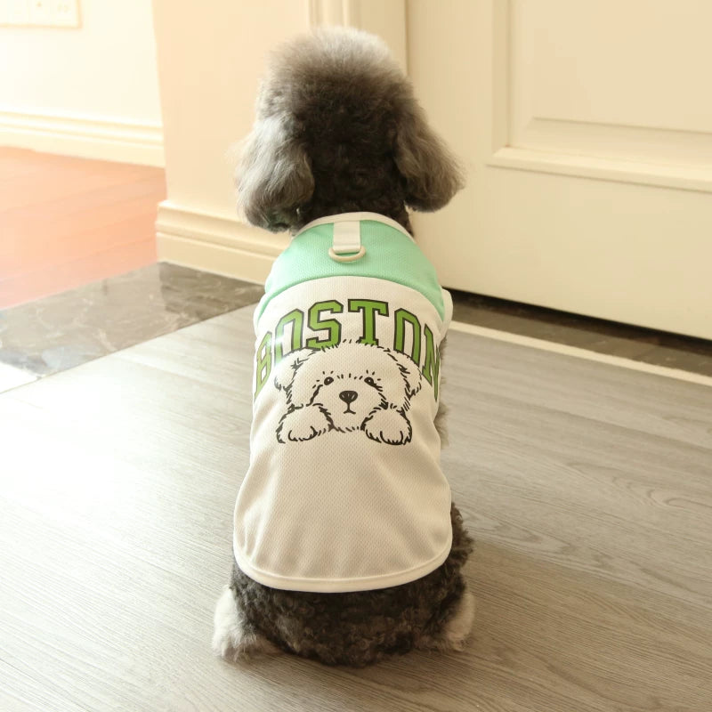 Pomdsds | Lightweight Spliced Sports Pet Vest, Everyday Spring & Summer Wear for Dogs and Cats