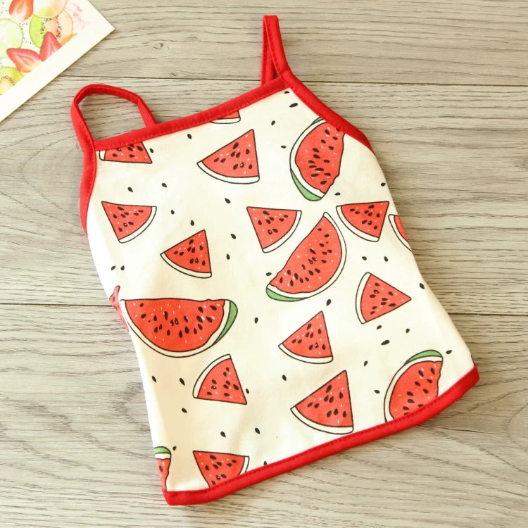 Pomdsds | Lightweight Striped Cotton Pet Vest, Everyday Spring & Summer Wear for Dogs and Cats