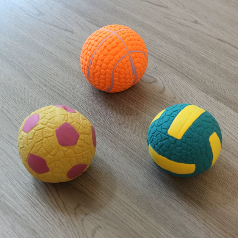 Pomdsds | Bubble-Style Latex Ball Pet Toy for Medium and Large Dogs