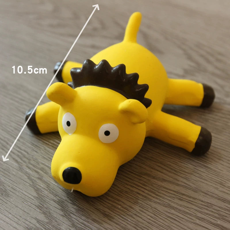 Pomdsds | Natural Latex Puppy Toy for Everyday Play, Soft Interactive Toy for Small Dogs