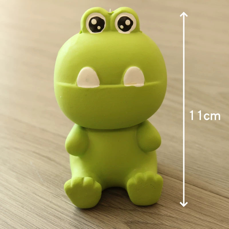 Pomdsds | Assorted Natural Latex Dog Toys with Gentle Sound, Everyday Play Set for Small Dogs