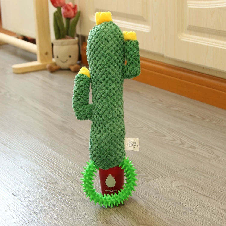 Pomdsds | Cactus-Inspired Plush Pet Toy for Small Dogs for Everyday Play