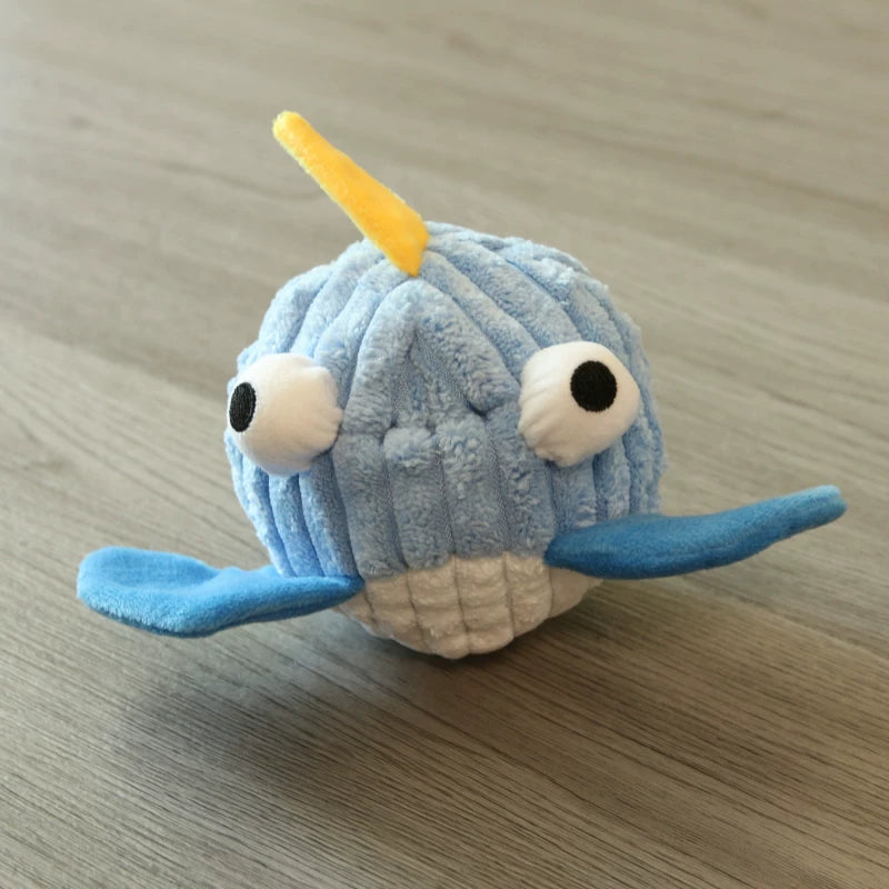 Pomdsds | Textured Interactive Dog Ball with Crinkle Sound, Everyday Play for Small to Medium Dogs