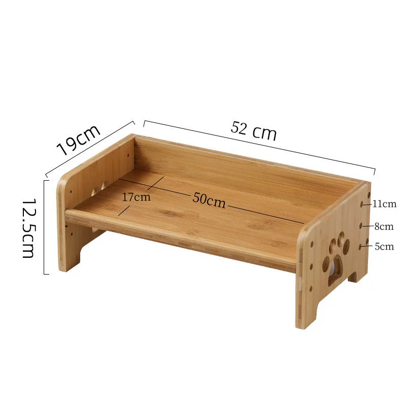 Pomdsds | Raised Ceramic Pet Feeding Bowl for Cats and Small to Medium Dogs