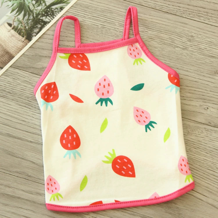 Pomdsds | Lightweight Striped Cotton Pet Vest, Everyday Spring & Summer Wear for Dogs and Cats