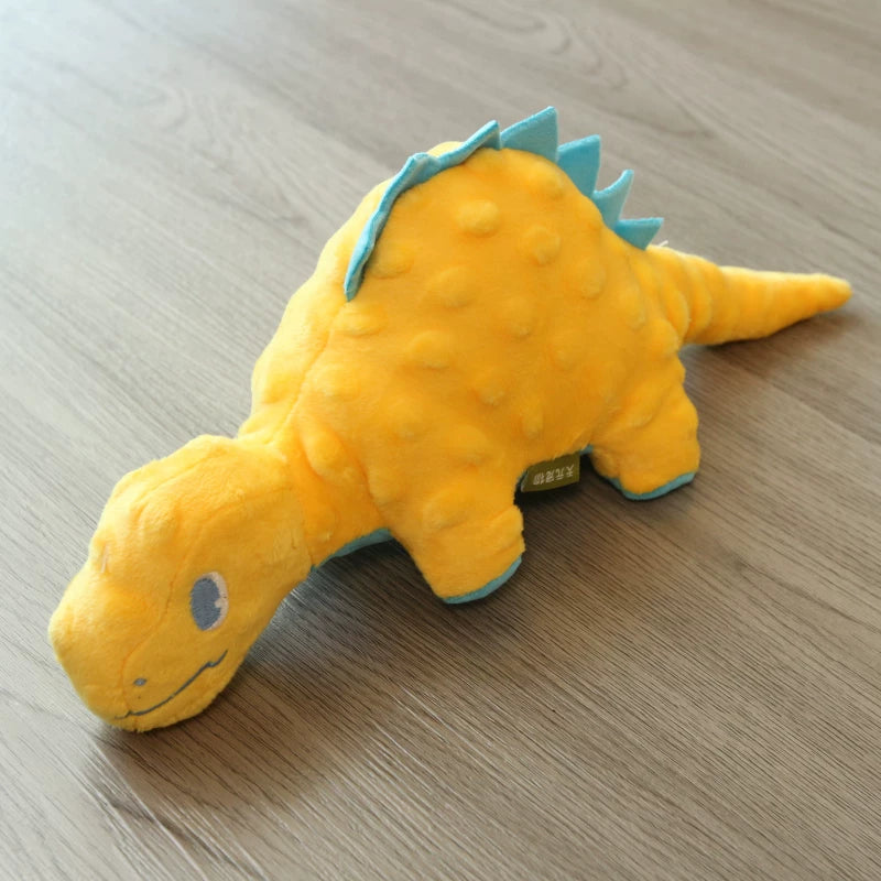 Pomdsds | Dinosaur-Themed Dog Toy with Gentle Sound, Interactive Plush Play for Small to Medium Dogs