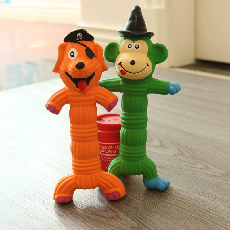 Pomdsds | Long-Shape Latex Pet Toy for Cats and Dogs for Everyday Play