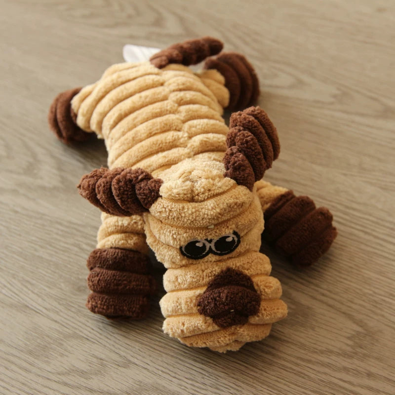 Pomdsds | Plush Dog Toy with Gentle Sound, Everyday Interactive Play for Small to Medium Dogs