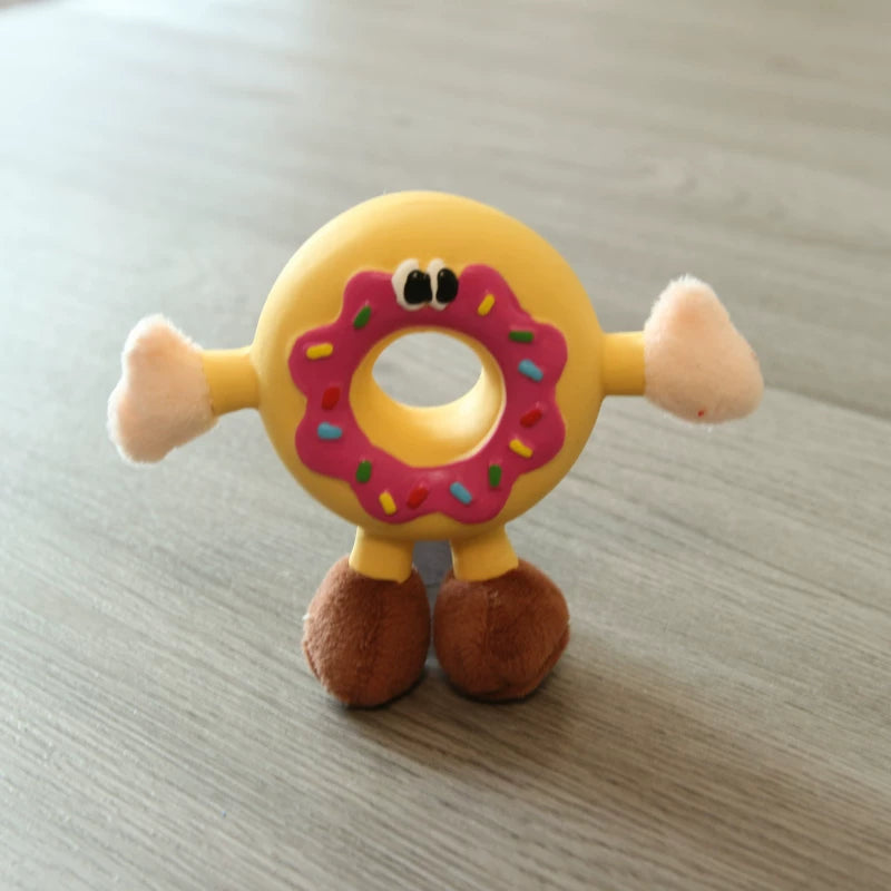 Pomdsds | Soft Latex & Plush Dog Toy with Gentle Sound, Everyday Interactive Play for Puppies