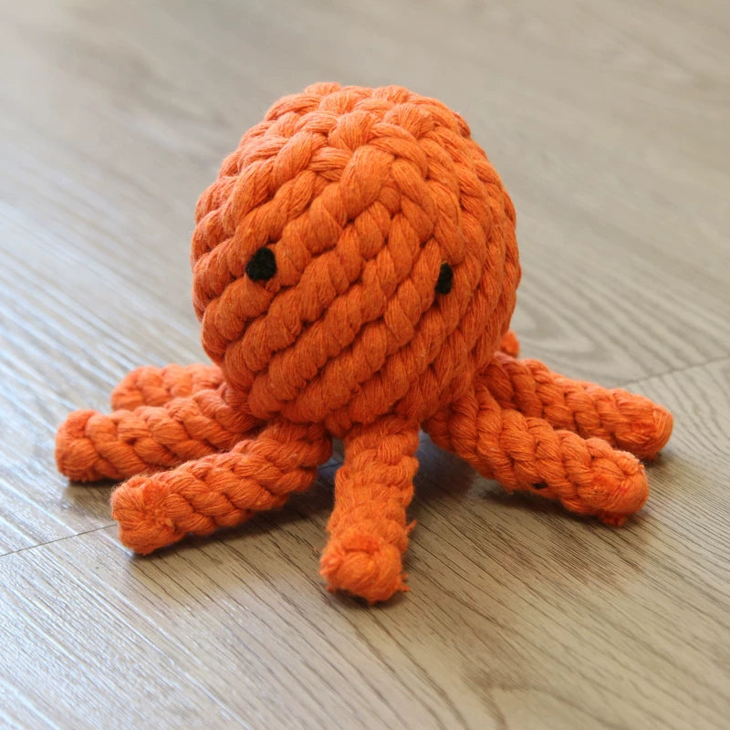 Pomdsds | Cotton Rope Pet Toy with Vegetable and Fruit Design for Everyday Play