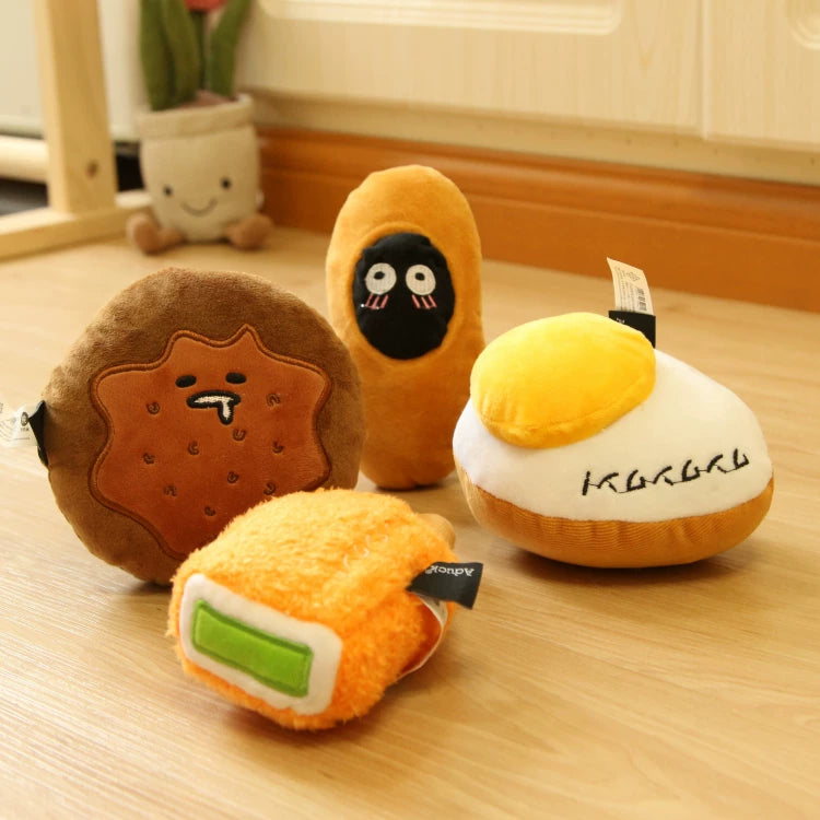 Pomdsds | Afternoon Tea–Inspired Plush Pet Toy Set for Small Dogs