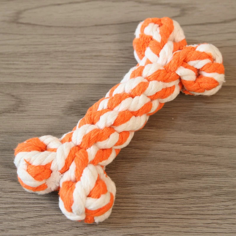Pomdsds | Cotton Rope Pet Toy with Vegetable and Fruit Design for Everyday Play