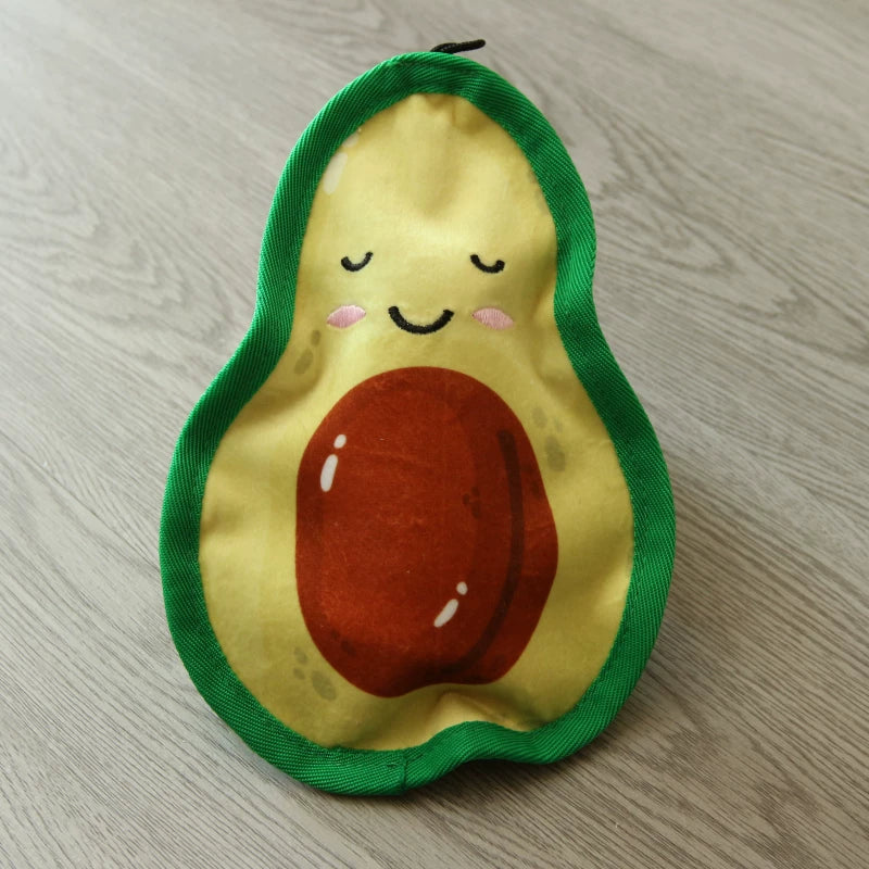 Pomdsds | Food-Themed Plush Dog Toy with Crinkle Texture and Gentle Sound, Everyday Play for Small to Medium Dogs