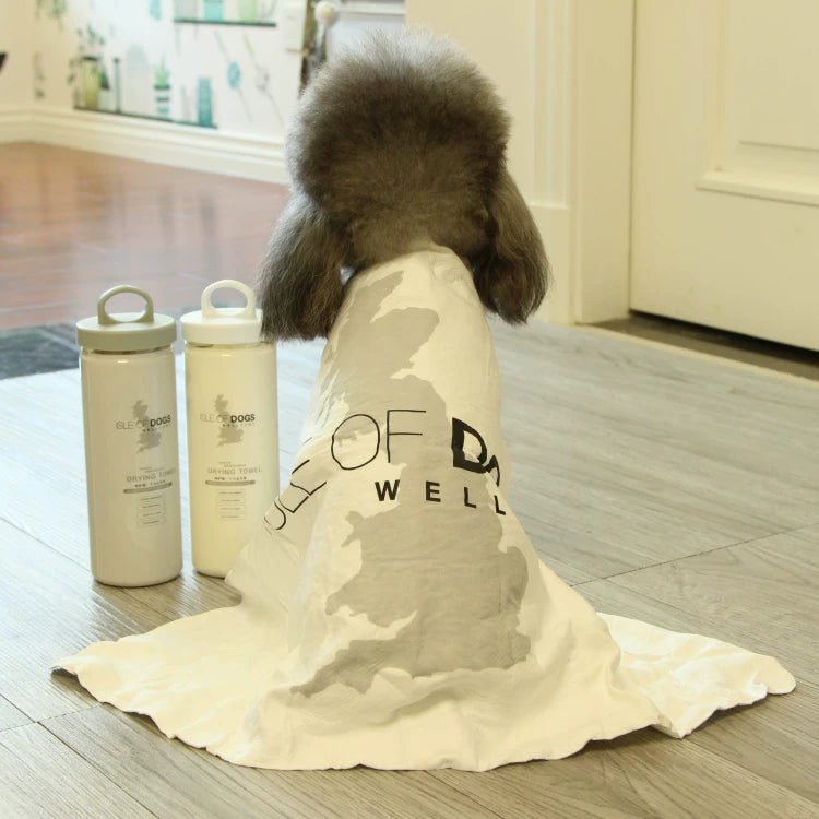 Pomdsds | Soft Microfiber Pet Drying Towel for Dogs with Portable Design