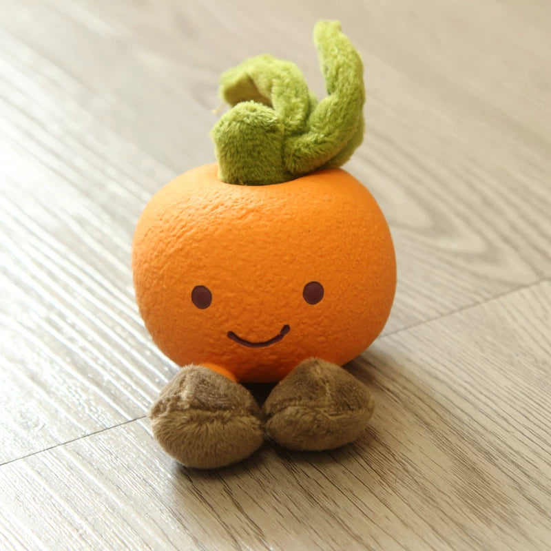 Pomdsds | Fruit-Inspired Natural Latex Dog Toy with Soft Plush Detail and Gentle Sound