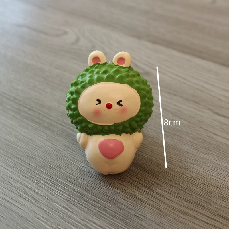 Popping Dog Toy Bite Resistant Sound Natural Latex Pet Toy Bichon Teddy Puppy Teething Toy