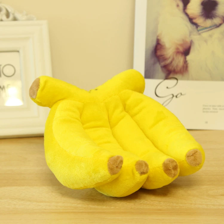 Pomdsds | Banana-Shaped Plush Pet Toy for Dogs for Everyday Play