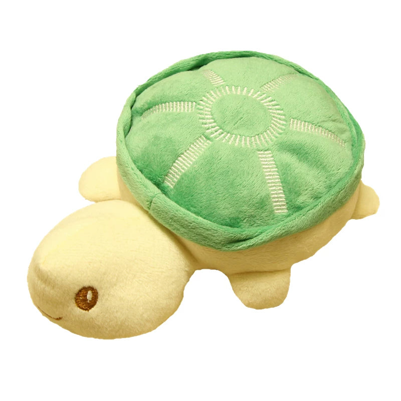 Pomdsds | Turtle-Shaped Plush Dog Toy with Gentle Sound, Everyday Interactive Play for Small to Medium Dogs