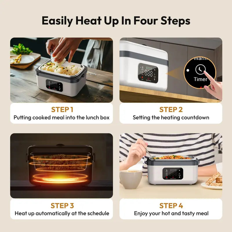 Cordless Electric Lunch Box Food Heater